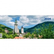 Stolový kalendár riadkový Slovensko 29,7 × 12,5 cm 2026_1