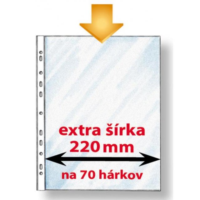 Euroobal Karton PP economy A4 maxi extra široký 50mic 50ks_1