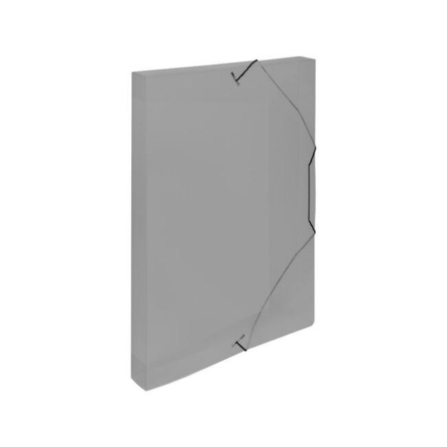 Plastový box s gumičkou Karton PP dymový_1