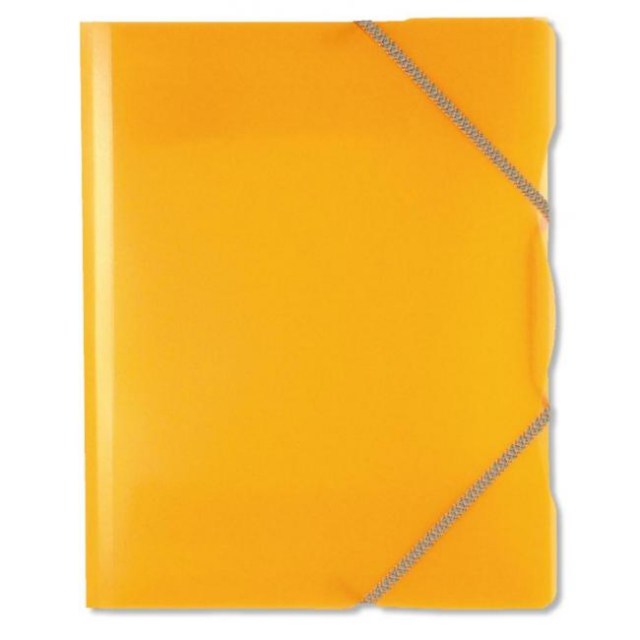 Plastový obal s gumičkou Karton PP Opaline oranžový_1