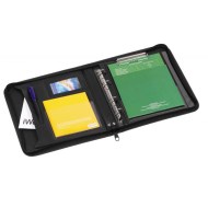 Konferenčná mapa A5 s podložkou KARTON PP Milano imitácia kože čierna_1