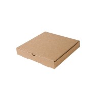 Krabica na pizzu z vlnitej lepenky 36,5 x 36,5 x 4 cm - hnedá [100 ks]_1
