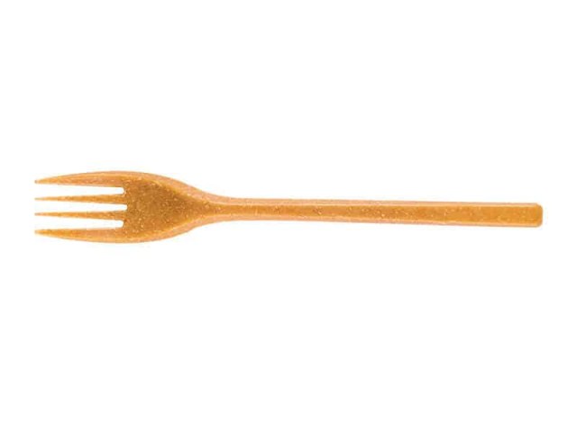 Vidlička drevo kompozit hnedá 18cm WPC (50ks) reusable_1