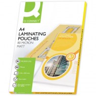 Laminovacie fólie Q-Connect 216x303 A4 80mic matné_1