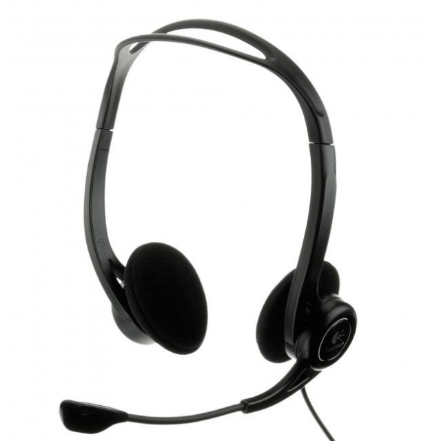 Slúchadlá s mikrofónom Logitech PC 960 Headset, USB_1