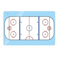Tabuľa GLASSBOARD matná oblé rohy 90x120, modrá_1