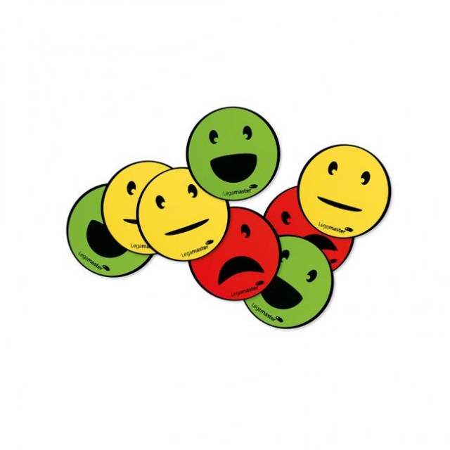 Magnety Emoticon s priemerom 50mm, mix 6 ks_1