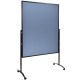 Moderačná tabuľa plstená 150x120 cm PREMIUM PLUS modrosivá_1