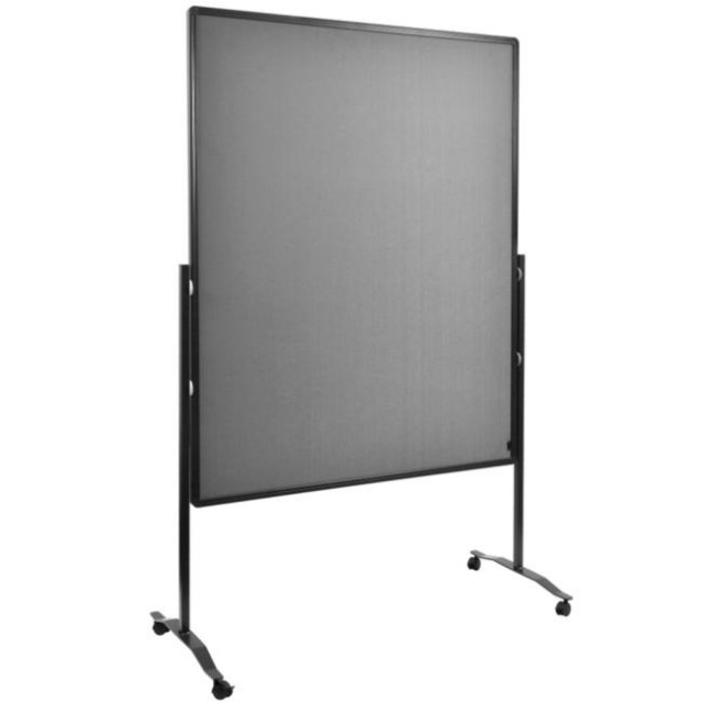 Moderačná tabuľa plstená 150x120 cm PREMIUM PLUS sivá_1
