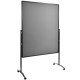 Moderačná tabuľa plstená 150x120 cm PREMIUM PLUS sivá_1
