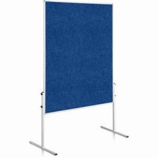 Moderačná tabuľa plstená 150x120 cm ECONOMY modrá neskl._1