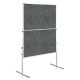Moderačná tabuľa plstená 150x120 cm ECONOMY sivá_1