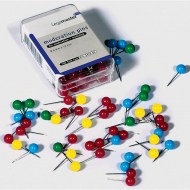 Napichovacie špendlíky guľaté Legamaster 6mm mix farieb 200ks_1