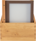 Box s 20 jedálnymi lístkami A4, s 2 vložkami (4 strany), Brown_1