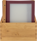 Box s 20 jedálnymi lístkami A4, s 2 vložkami (4 strany), Wine Red_1