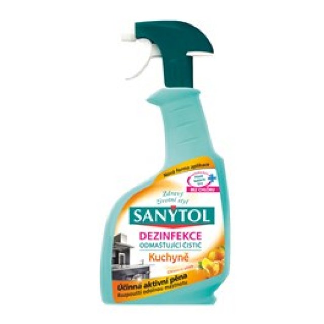 Sanytol odmasťovač kuchyňa sprej 500 ml  HY392006_1