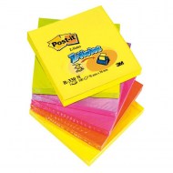 Z-bloček Post-it 76x76 neónové farby, 6 bločkov po 100 lístkov_1