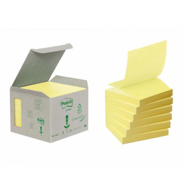 Z-Bločky Post-it recyklované 76x76mm žlté_1