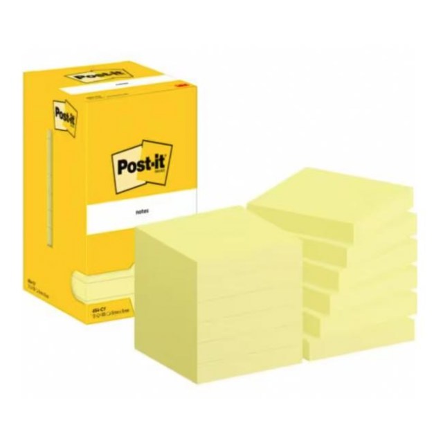 Bloček Post-it 76x76 žltý 12x100 lístkov_1
