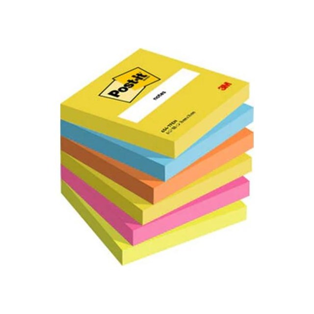 Bločky Post-it ENERGETIC 76x76mm, 6x100 lístkov_1
