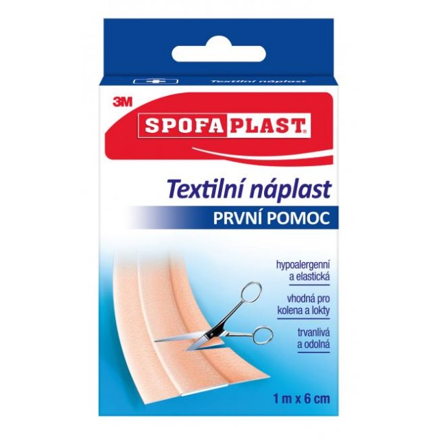 3M Spofaplast 154 Textilná elastická náplasť, 1 m x 6 cm_1