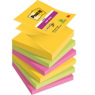 Z-bločky Post-it Super Sticky CARNIVAL, veľkosť 76x76 mm, 6 bločkov po 90 lístkov_1