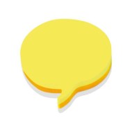 Samolepiaci bloček Speech bubble cube 70x70mm_1