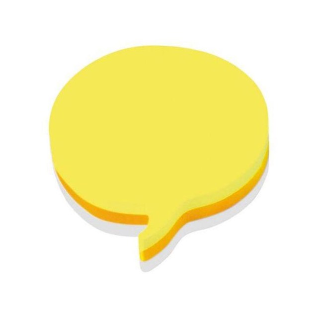 Samolepiaci bloček Speech bubble cube 70x70mm_1