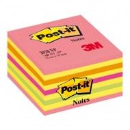 Bloček kocka Post-it 76x76 neónová ružová mix_1