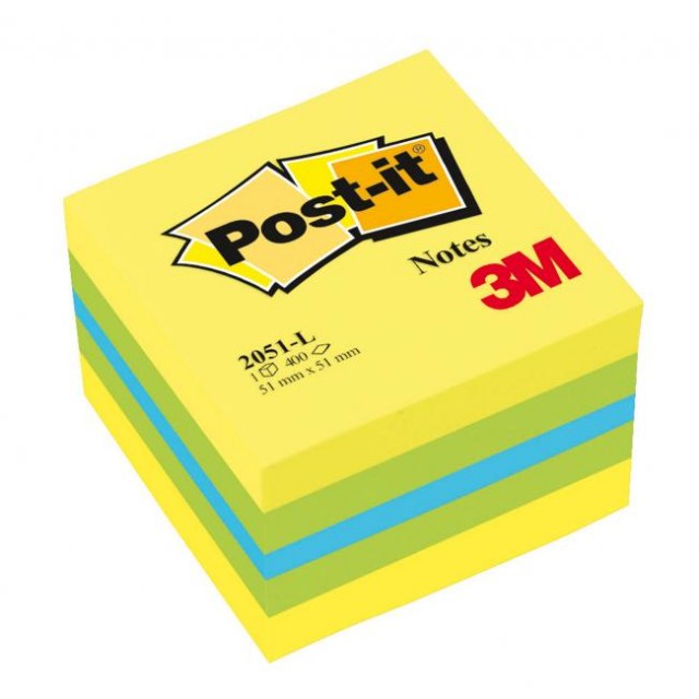 Bloček kocka Post-it 51x51 mini mix farieb_1