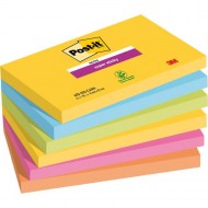 Bloček Post-it Super Sticky CARNIVAL, veľkosť 76 x127 mm 6 bločkov po 90 lístkov_1
