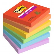 Bloček Post-it Super Sticky PLAYFUL, veľkosť 76x76 mm, 6 bločkov po 90 lístkov_1