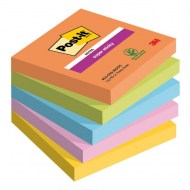 Bloček Post-it Super Sticky BOOST, veľkosť 76x76 mm, 5 bločkov po 90 lístkov_1