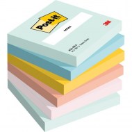 Bločky Post-it BEACHSIDE, veľkosť 76x76 mm, 6 bločkov po 100 lístkov_1