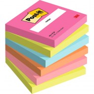 Bločky Post-it Super Sticky Poptimistic 76x76mm, 6 bločkov po 100 lístkov_1