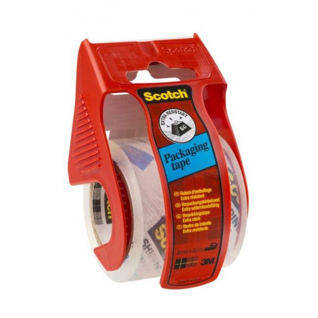 Baliaca páska Scotch 48mm x 20m s dispenzorom priehľadná_1