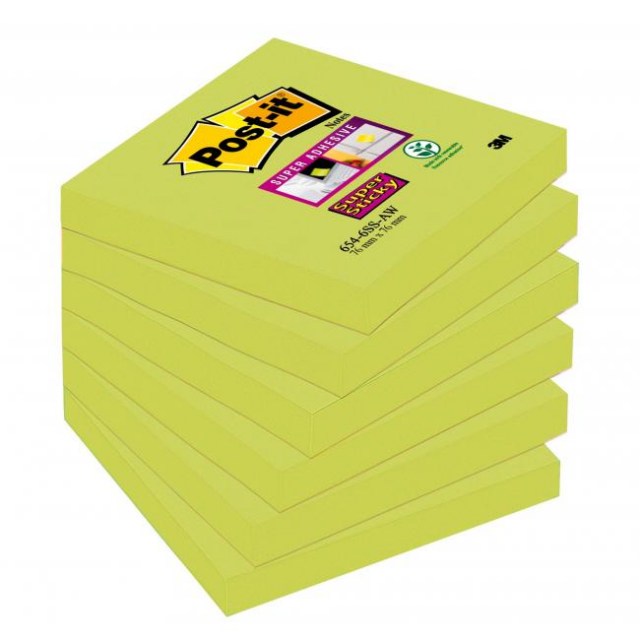 Bločky Post-it Super Sticky - Špargľa 76x76mm_1