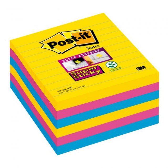 Bločky Post-it Rio de Janeiro linajkové 101x101mm_1
