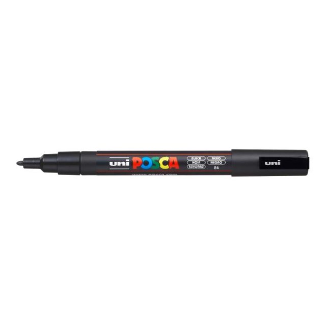 Popisovač uni POSCA PC-3M čierny_1