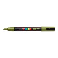 Popisovač uni POSCA PC-3M khaki zelený_1
