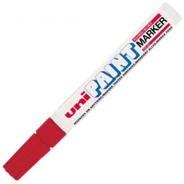 Lakový popisovač uni PAINT PX-20 červený_1