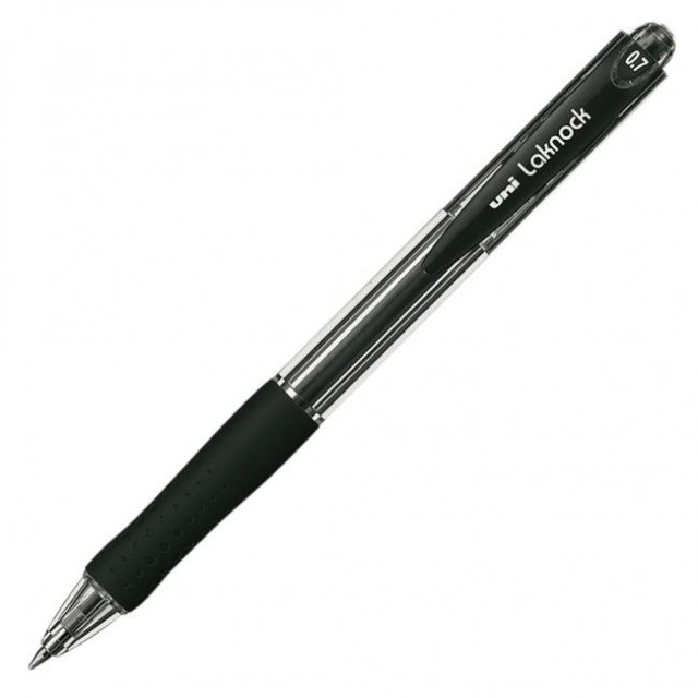 Guľôčkové pero uni Laknock SN-100(05) čierne_1