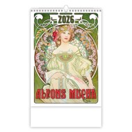 Nástenný kalendár Alfons Mucha 24 x 33 cm 2026_1