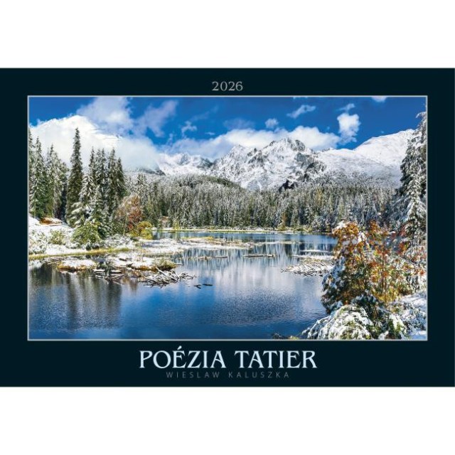 Nástenný kalendár 48,5 x 34 cm Poézia Tatier 2026_1