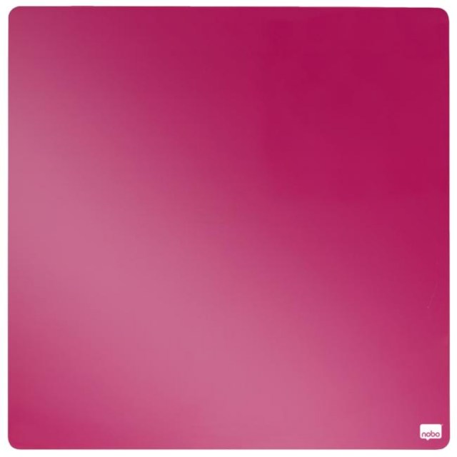 Magnetická tabuľa Nobo 36x36cm ružová_1