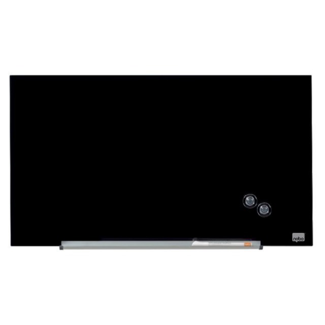 Sklenená tabuľa Nobo Diamond čierna 31”, 680x380mm_1