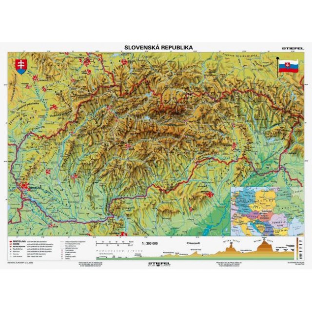 Mapa Slovensko-geografická B1 formát_1