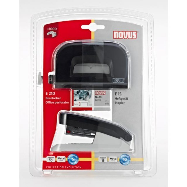 Súprava kolekcie Novus EVOLUTION E 15/E 210 čierna/sivá_1