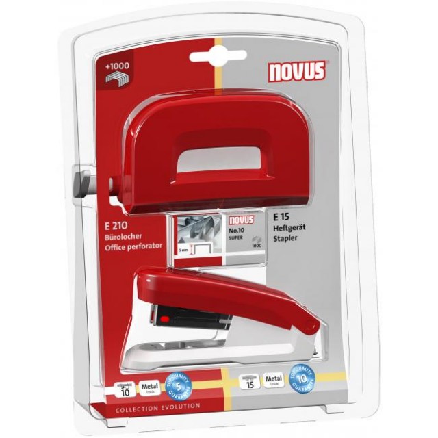 Súprava kolekcie Novus EVOLUTION E 15/E 210 červená/sivá_1