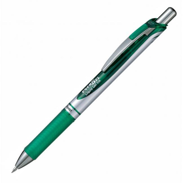 Gélový roller Pentel Energel 07, zelený_1